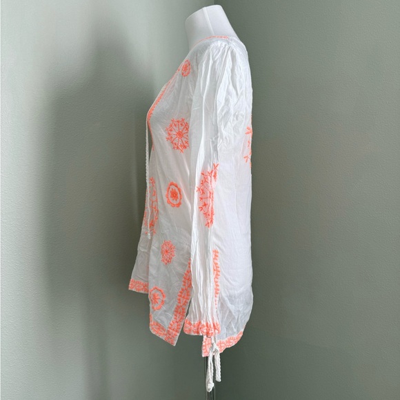 Surf Gypsy Embroidered Tunic Coverup - Picture 3 of 5